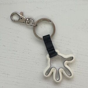 White and Black Disney Hand Keychain